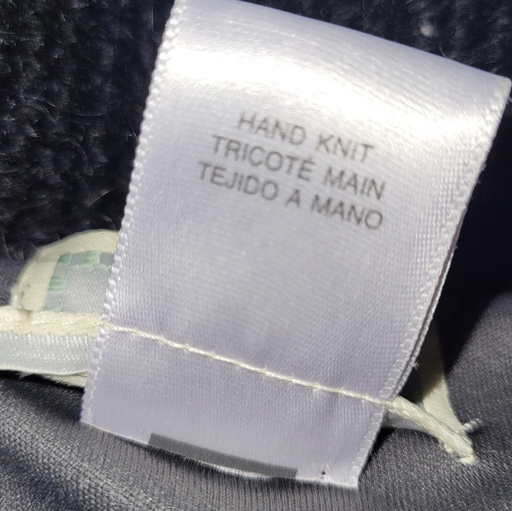 Susan Bristol Mohair Wool Blend Lined Cardigan Coat Size Medium Gray Black‎ - Picture 10 of 11